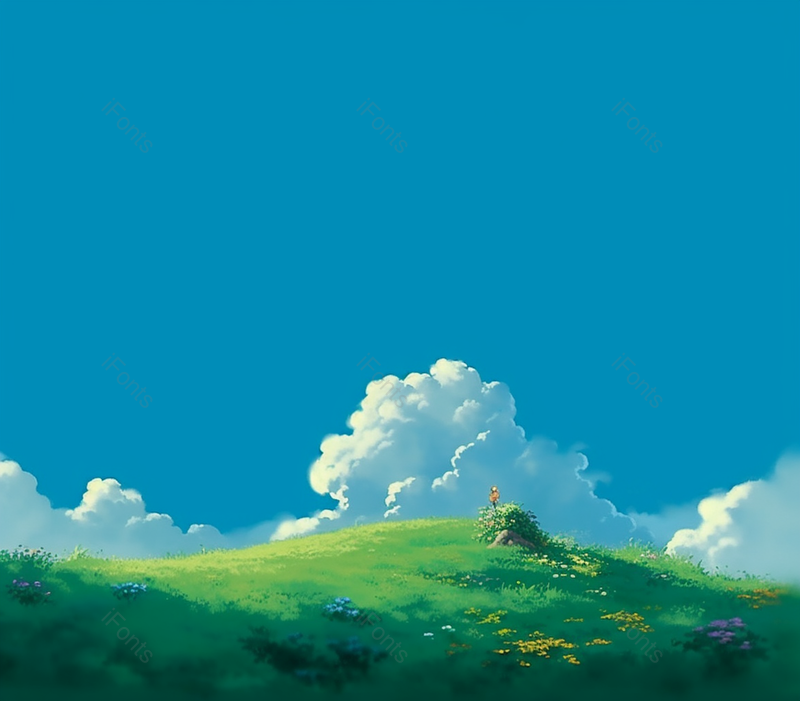 手绘春天草地天空背景插画,插画/手绘图,插画/手绘图库,插画/手绘图下载,插画/手绘